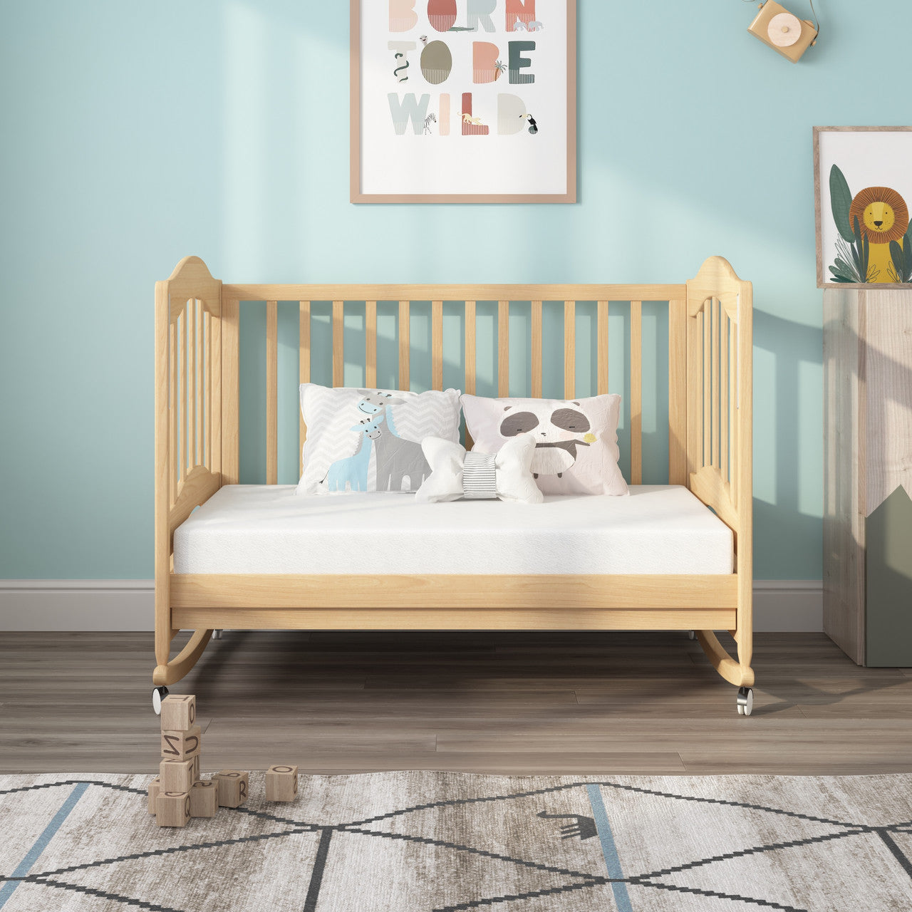 ErgoBean Basics Mini5 Dual Stage Breathable Mini Crib Mattress