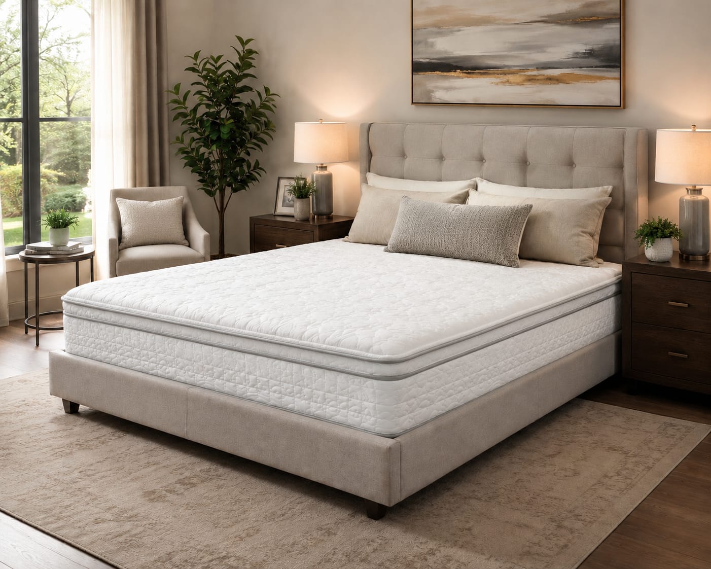 Hotel-Pedic Royal Reserve Latex Firm Euro Pillow Top 11 In Mattress