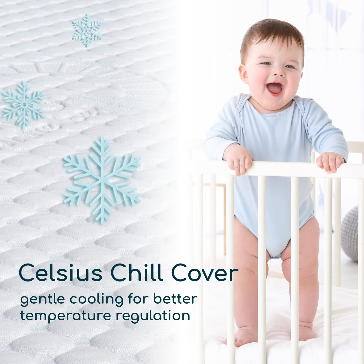 Organic ErgoBean Yeti Dual-Stage Breathable Crib Mattress