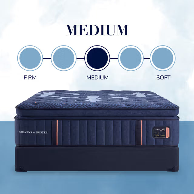 Lux Estate Medium Euro Pillowtop