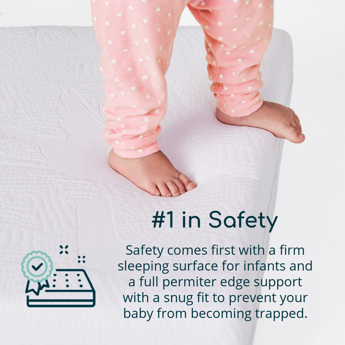 Organic ErgoBean Yeti Dual-Stage Breathable Crib Mattress